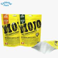 250g 500g 10kg ziplock pouch pet dog cat training treat food packaging bag custom smell proof bags